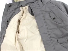 Lil Atelier pewter vinterjakke